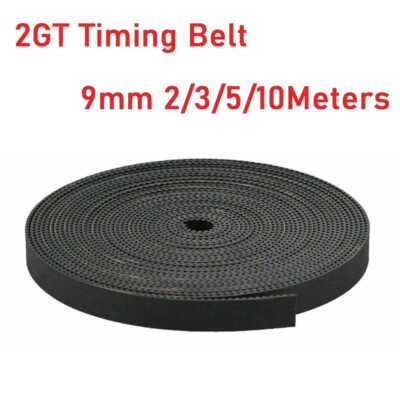 GT2 Timing Belt Closed Belt 3D Printer CNC Drive Closed Belt RepRap 2GT 9mm