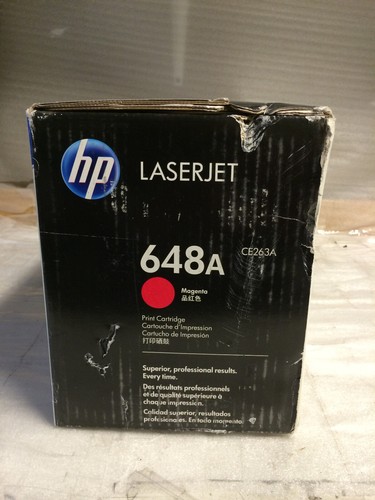 HP 648A Magenta Print Cartridge - Damaged Box - Picture 3 of 5