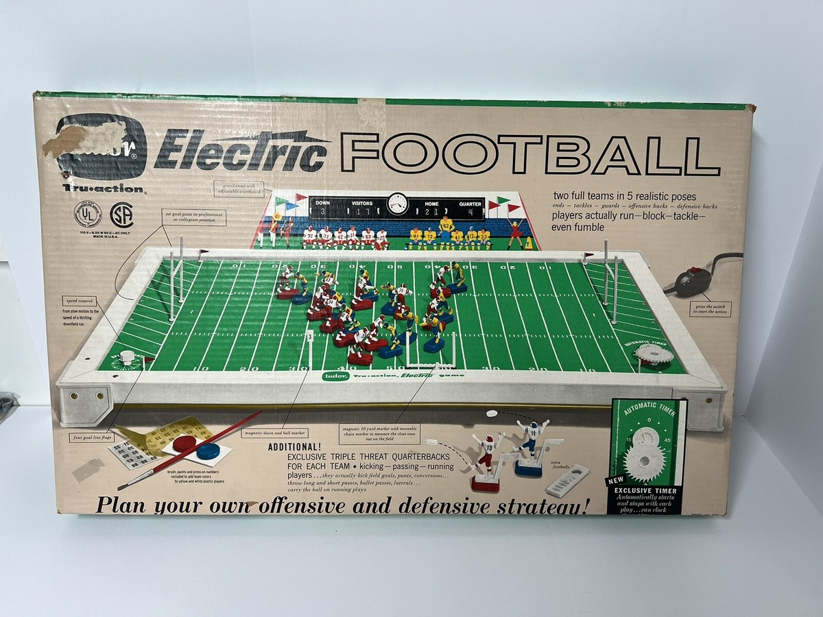 Vintage Tudor Electric Football Game Model 500 (works, but not complete)