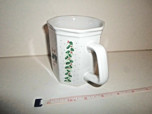 Russ Christmas Mug Coffee Cup Tea Glass Hot Chocolate Candy Cane Mistletoe 8269 - Picture 3 of 8