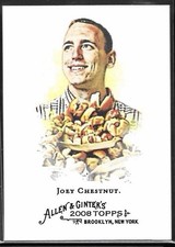 Topps 2008 Allen & Ginter's Joey Chestnut #109 Non-Sport Trading Card Original
