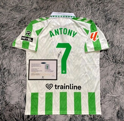 Antony SIGNED Real Betis 24/25 Home Jersey/Shirt - COA - 2024(read desc)