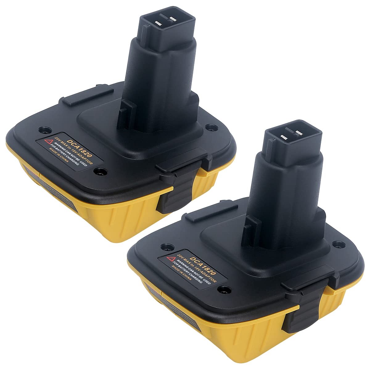 2 Pack DCA1820 Battery Adapter for DeWalt 18V to 20V Tool Conversion