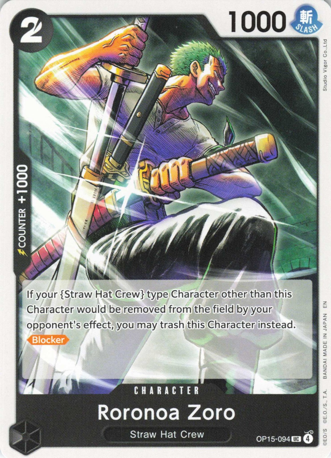 Adventure on Kami's Island #OP15-094 Roronoa Zoro (OP15-094)
