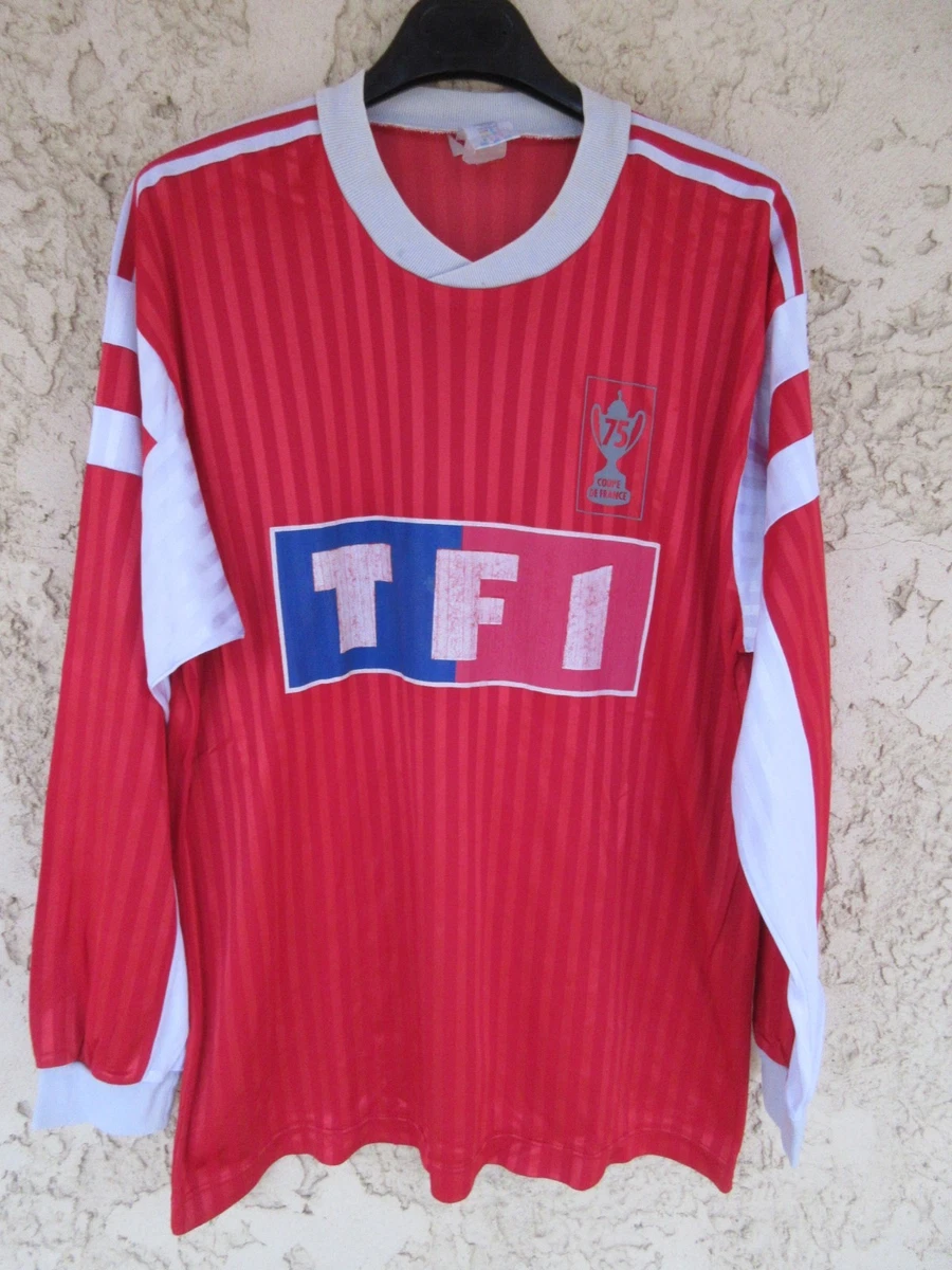 Maillot CFA Porté N°2 Football Club Montceau Bourgogne (Lotto, Taille M, Rouge)