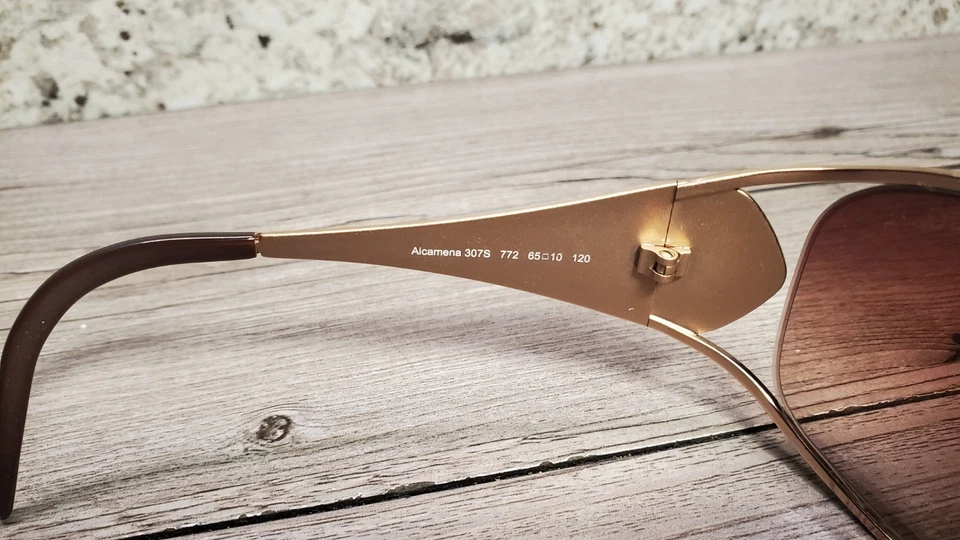 Gafas de sol de lujo Roberto Cavalli oro rosa Alcamena 307S 772 Foto 3 de 4