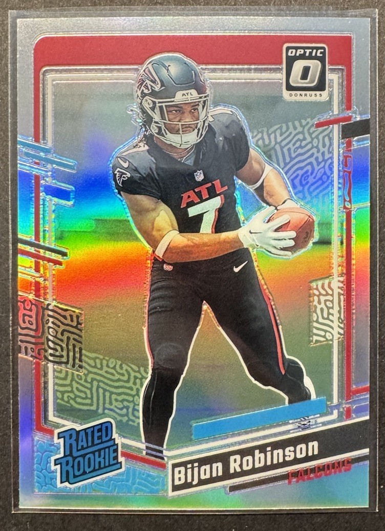 2023 Panini Donruss Optic - Rated Rookie Bijan Robinson #206 Holo Prizm (RC)