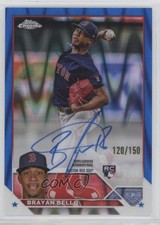 2023 Topps Chrome Rookie Blue RayWave Refractor /150 Brayan Bello #RA-BB Auto RC