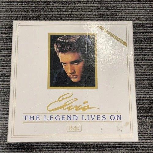 Vintage LP Record - Elvis - The Legend Lives On - 7 LP Box Set