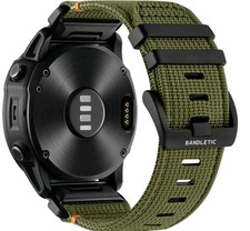 Bandletic Compatible with Garmin Fenix 8 51mm 7X 6X 5X Watch Band - 26mm Quick F