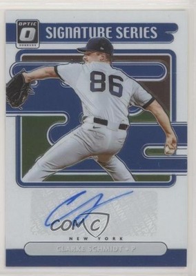 2021 Panini Donruss Optic Signature Series Clarke Schmidt #SS-CS Auto 06ua