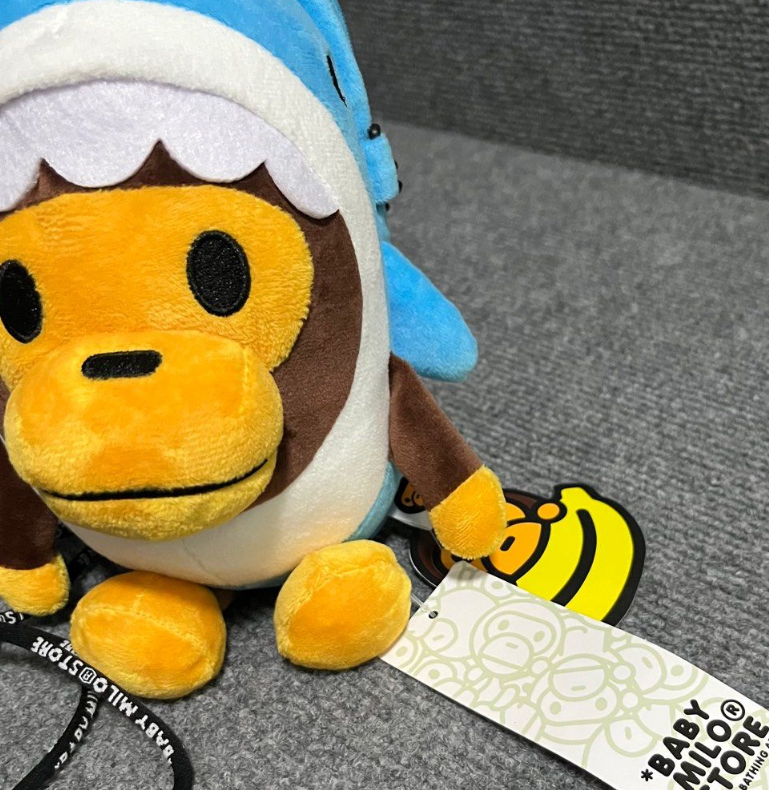 Baby Milo by BAPE Blue Shark Monkey Bag – Unisex Shoulder