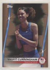 2021 US Olympic & Paralympic Team and Hopefuls Bronze Vashti Cunningham #10 9b4