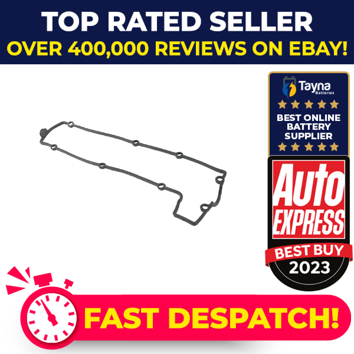 Rocker Cover Gasket fits MERCEDES 210D 601 2.9D 88 to 96 OM602.940 A6020160121