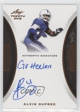 2015 Leaf Trinity Signatures Bud Dupree Alvin Dupree #TS-AD1 Auto 1x9