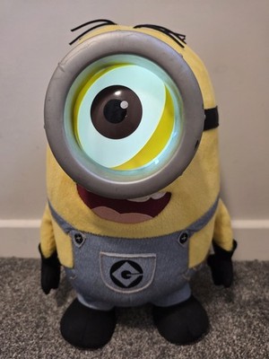 Despicable Me 2 Stuart großes Plüschtier 16 Zoll leuchtet sprechendes Thinkway-Spielzeug