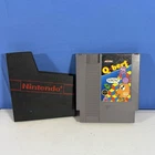 Qbert (Nintendo Entertainment System, 1989) NES Tested Works Well Q*Bert