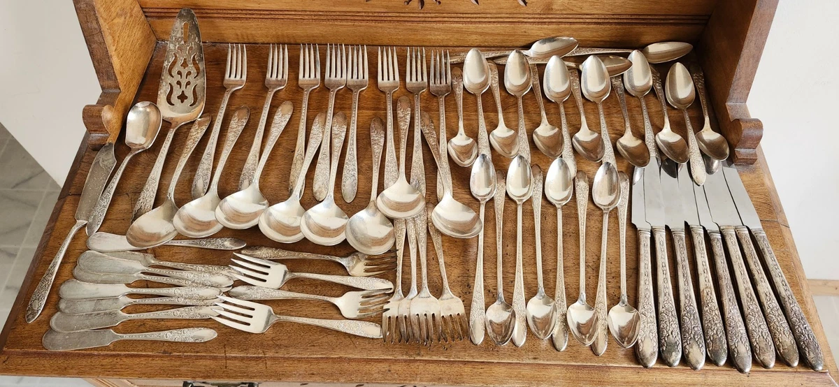 National Silver Co. Rose 1900-1940 Antique US Silver-Plated
