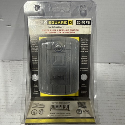 #ad Square D PUMPTROL 20 40 PSI Water Pump Pressure Switch FSG2J20CP NEW $19.99
