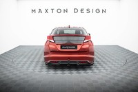 Maxton Design Diffusor Flaps Passend FüR Honda Civic Hatchback Mk9 Schwarz Hochg