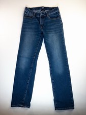 Gap Kids Boys Blue Stretch Straight Leg Jeans Dark Wash Size 16 Regular