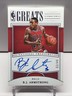 2022-23 PANINI NATIONAL TREASURES BASKETBALL BJ ARMSTRONG AUTO 02/49 #NGS-BJA