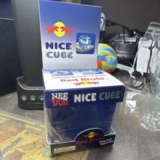 Schylling NeeDoh Nice Cube Super Solid Squish Toy Blue Clear 3