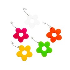 60s Retro Flower Earrings – Groovy Hippie Floral Jewellery For Women