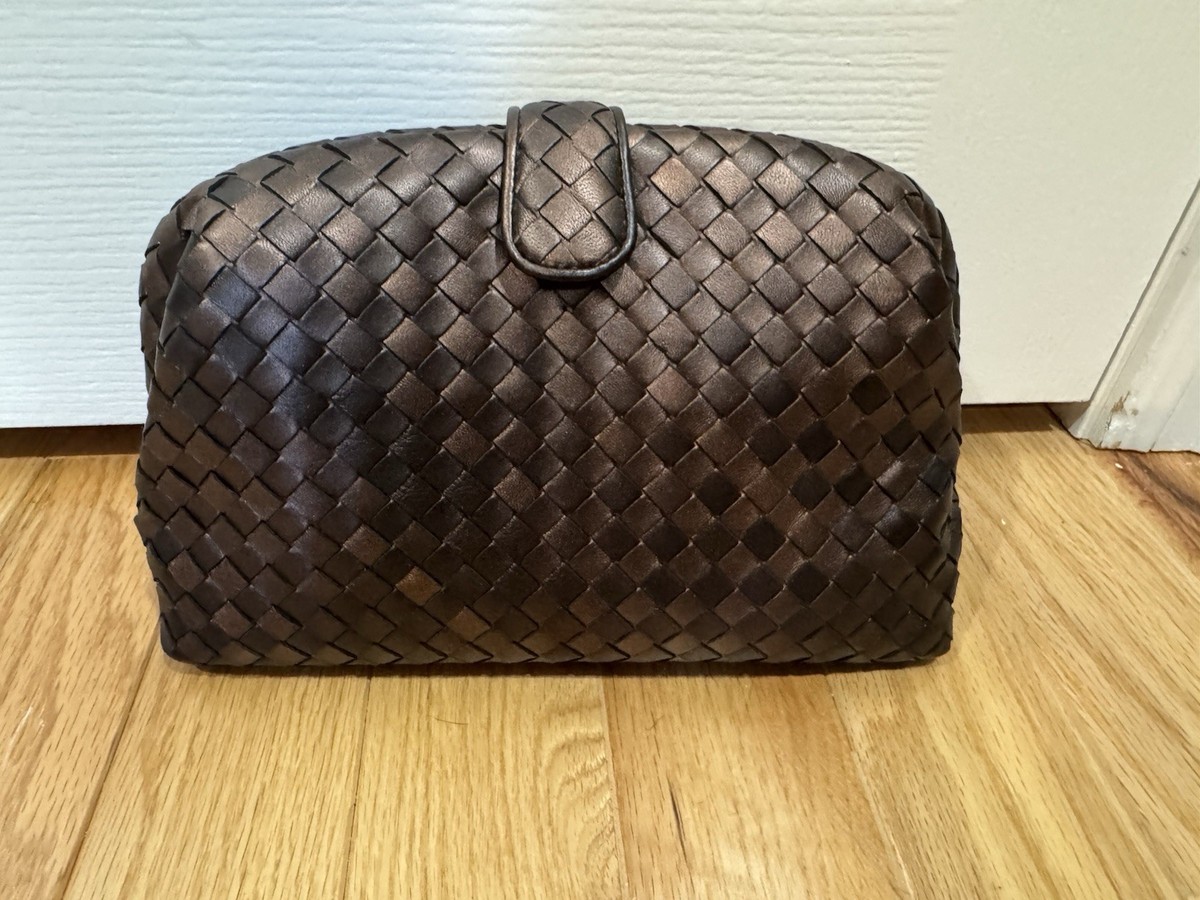 Bottega Veneta The Lauren 1980 Dark Copper Nappa Intrecciato