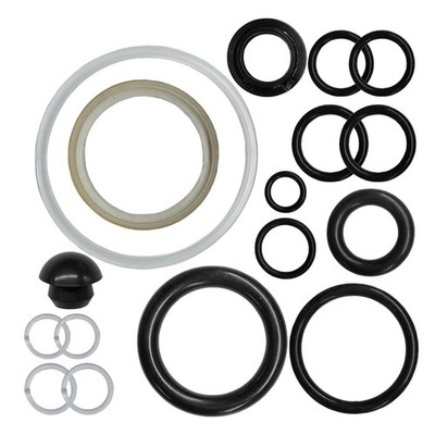 15PCS 3 Ton Floor Jack Seal Repair Kit, Complete Hydraulic Horizontal, Black 
