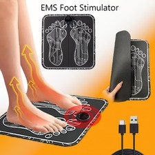 1x High Grade Electric Foot Massager Pad Blood Circulation Leg Muscle Stimulator