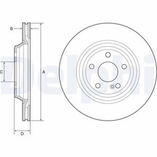 2x Bremsscheibe DELPHI BG4957C für MERCEDES R231 SL 350 231 457 400 465 466 500 2x Bremsscheibe DELPHI BG4957C für MERCEDES R231 SL 350 231 457 400 465 466 500
