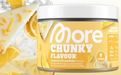 More Nutrition Chunky Flavour Lemon Ice Cream Cake - 150g - NEU & OVP - Zitrone