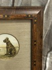 Framed collection of Victorian Prattware pot lids — photo 5