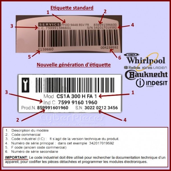 Programmateur Ako 514844 Whirlpool 481231038027 module haute précision - 2
