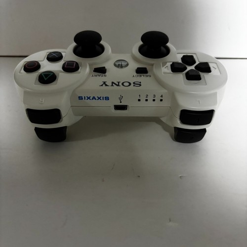 PLAYSTATION 3 (40GB) PS3 sony Ceramic white CECHH00 2 controller with box/5 game - Picture 13 of 21