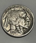 1937 P Buffalo Nickel, Nice Details