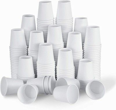 [300 Count - 2 oz] Small Paper Cups, Mouthwash Cups Bathroom 2 oz - 300 Count