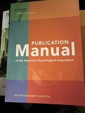 Publication Manual (OFFICIAL) 7th Edition of ...