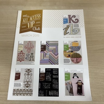 Anita Goodesign All Access VIP Club Book & CD - March 2015