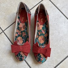 Ruby Shoo Women's Court Low Heel Russet Colour Shoes Size 7/40 Box 918 NEW