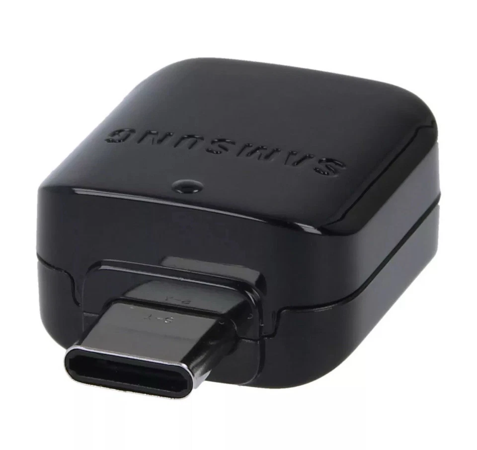 Lote / 100 Adaptador Convertidor Conector USB-C OTG Original Samsung Tipo C a A Foto 2 de 4