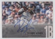 2018 Topps Stadium Club Auto Black Foil 9/25 Ryder Jones #SCA-RJ Auto 0b0