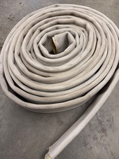 4 14 Wide White Fire Hose For Boat Docks Abrasion Protection. 10 Length