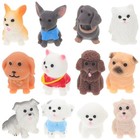 12 Pcs Mini Dog Animals Figures Micro Figurines Realistic Miniatures