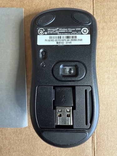 Microsoft Wireless Keyboard 800 Model 1455 + Mouse 1000 Model 1454 W/ USB Dongle - Picture 8 of 15