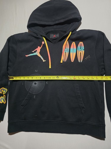 Neu Nike Air Jordan Flight MVP Fleece Hoodie, Größe L. Farbe Schwarz - Bild 11 von 15