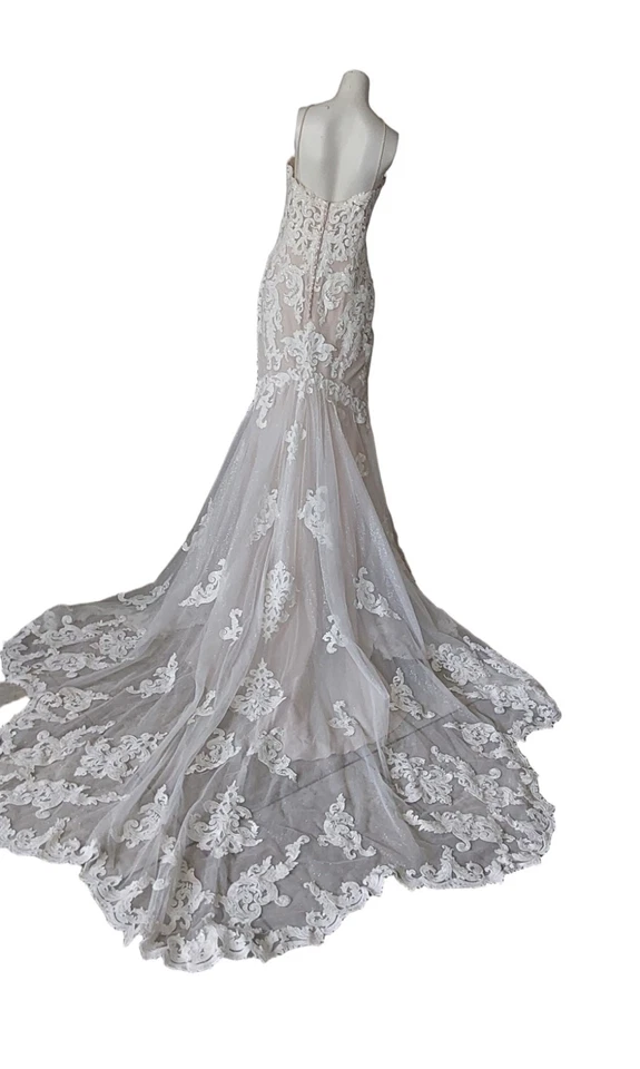 VESTIDO DE NOVIA MAGGIE SOTTERO MARFIL SOBRE CHAMPAGNE MUJER TALLA 16 Foto 3 de 4