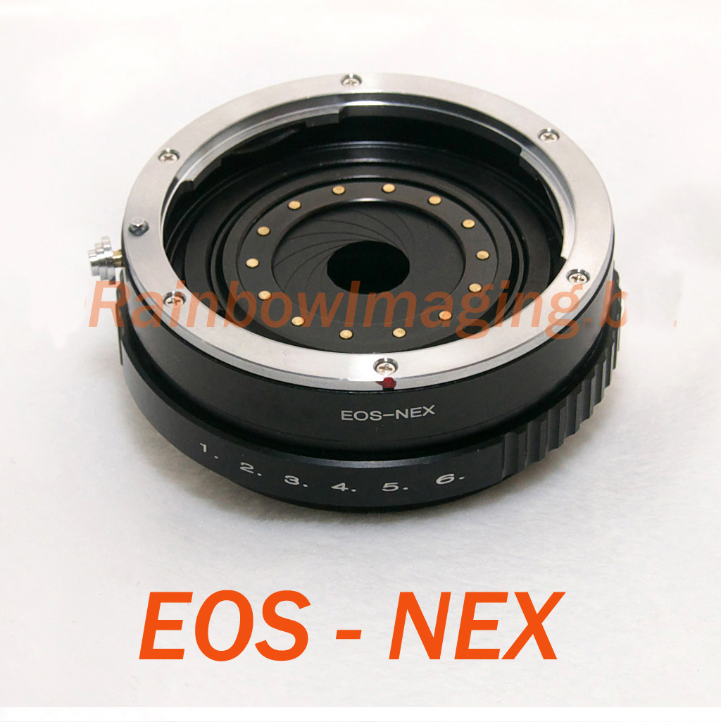 Canon EOS Lens to Sony EMount adapter NEX6 NEX7 NEX3 NEX5 Buildin