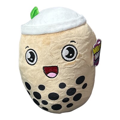 Mellow Mates Boba Tea Cup Super Soft Stuffed Plush 8'' New